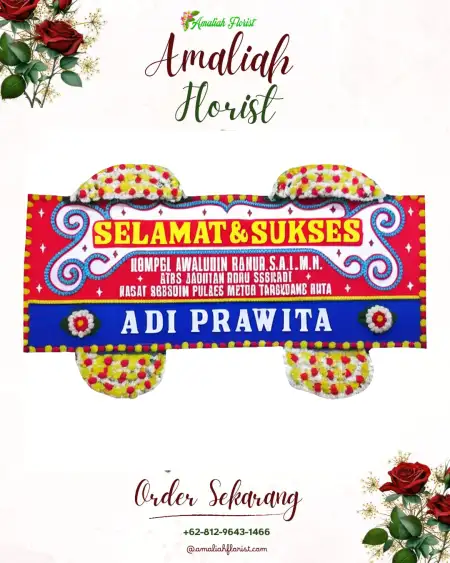 Papan Bunga Ucapan Selamat Roxy
